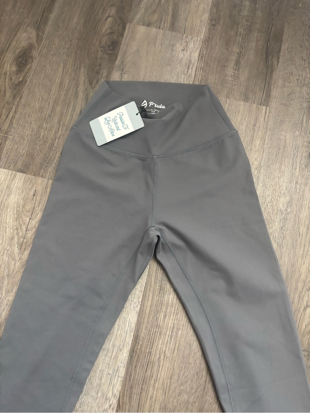 P'tula Small Gray Athletic Leggings - Picture 2 of 4
